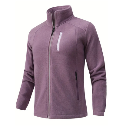 Dam outdoorfleecejacka, varmt fodrad med plyschfoder – Liv