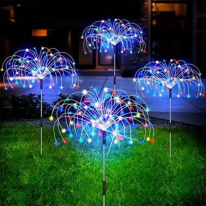 Vattentät solträdgårdslampa med fyrverkerieffekt – SparkGlow