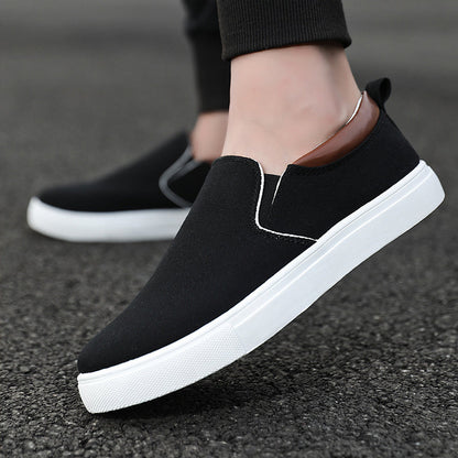 Slip-on-herrskor i canvas – Lennard