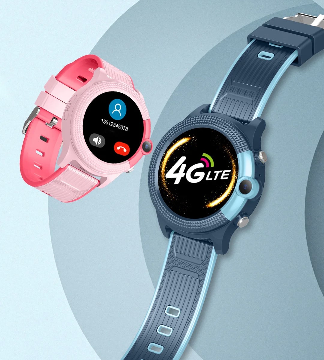 Barnsmartwatch med GPS, kamera och samtalsfunktion för en säker vardag
