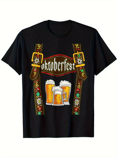 Herrarnas kortärmade T-shirt – Hansi Oktoberfest 2026