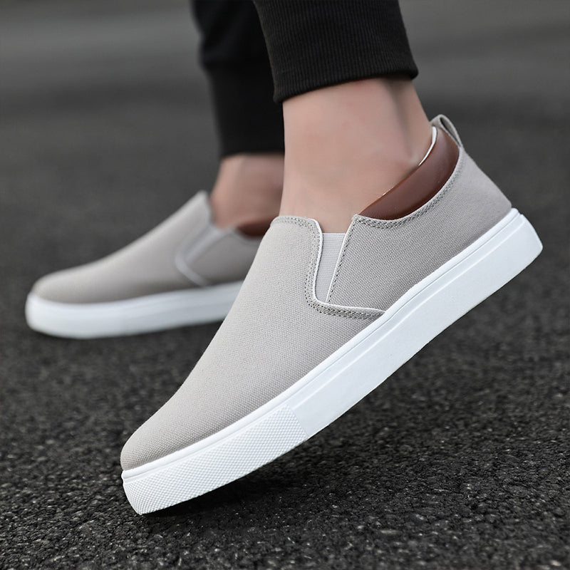 Slip-on-herrskor i canvas – Lennard