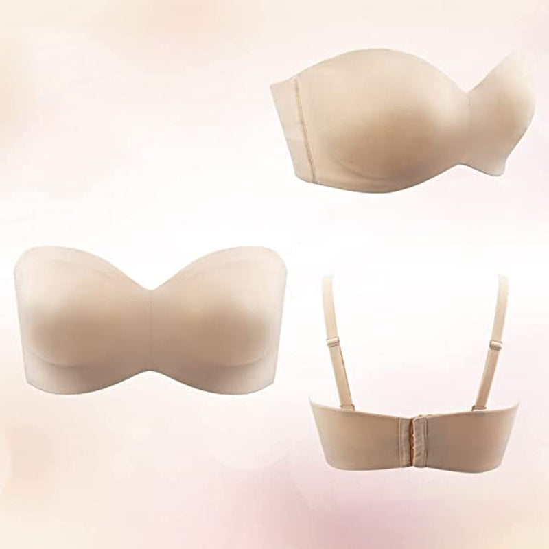 Sömlös bandeau-bh med avtagbara axelremmar – Camille