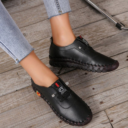 Bekväma platta damsneakers – Ella