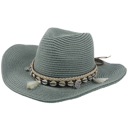 Lätt sommarhatt med snäckor och kvastar – Jasmine