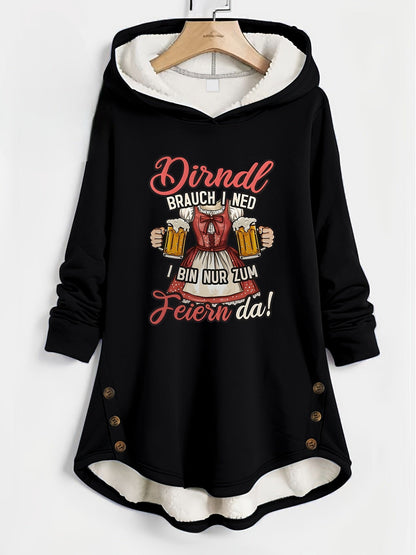 Värmande damhoodie – Sabine Oktoberfest 2026