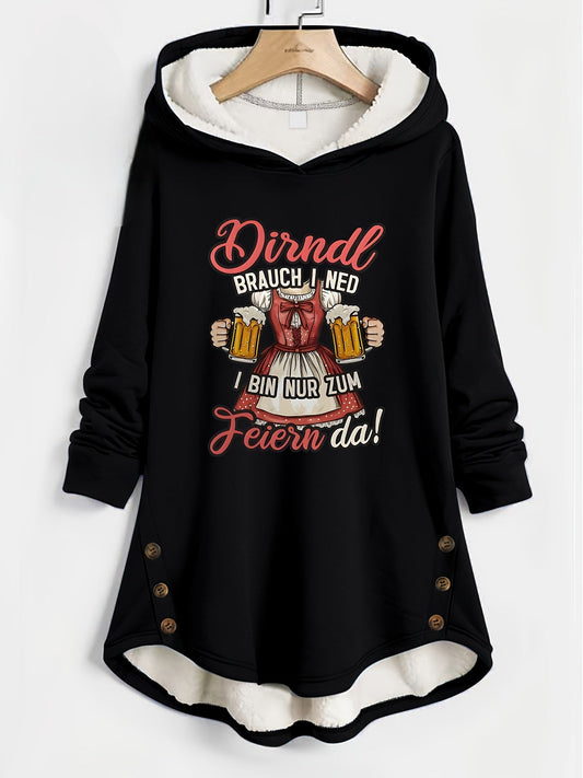 Värmande damhoodie – Sabine Oktoberfest 2026