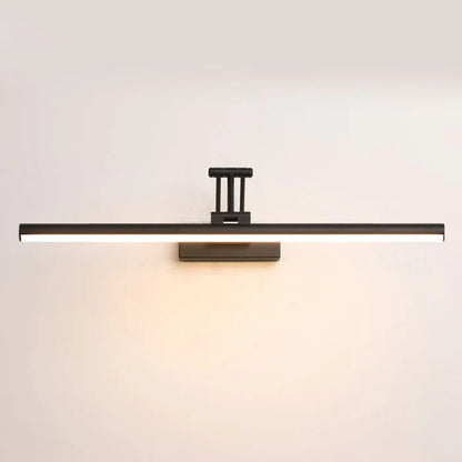 Moderne schwarze LED-Wandleuchte, rechteckig, energiesparend, für Wohnzimmerbeleuchtung.