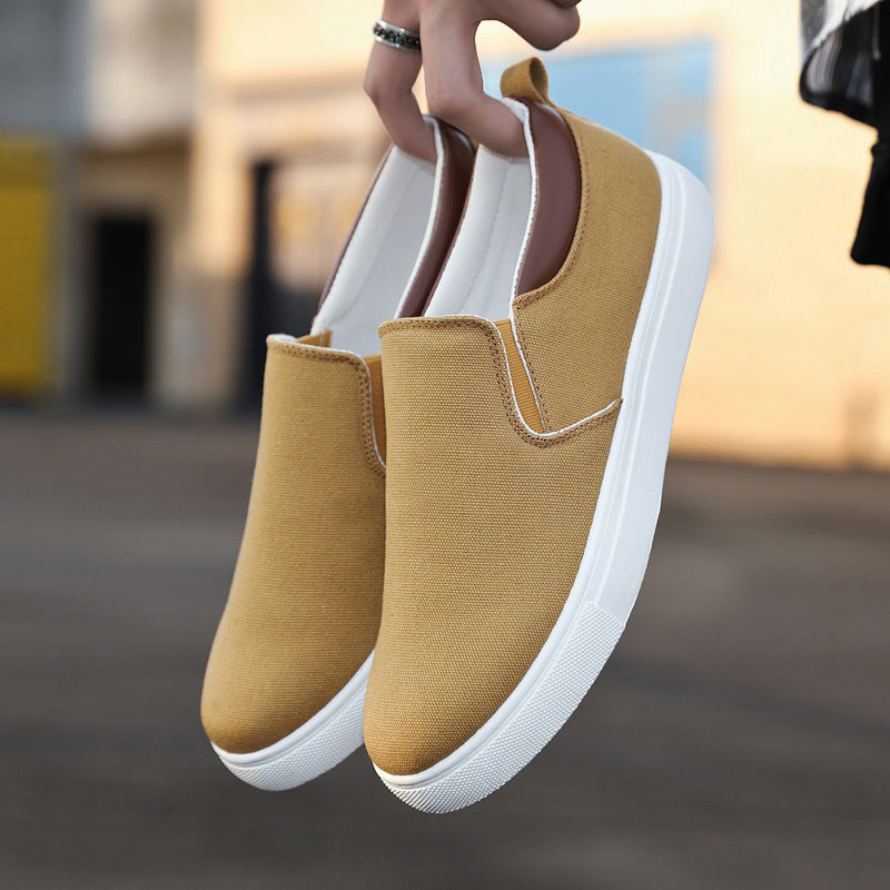 Slip-on-herrskor i canvas – Lennard