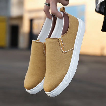 Slip-on-herrskor i canvas – Lennard