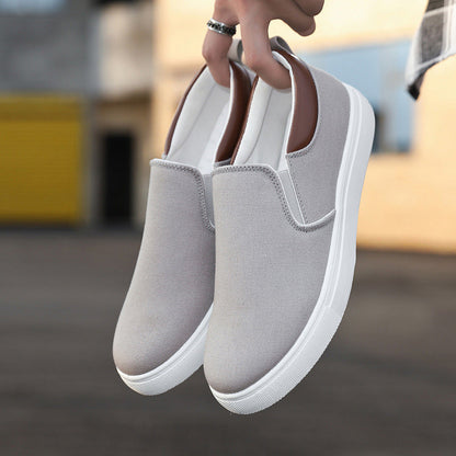 Slip-on-herrskor i canvas – Lennard