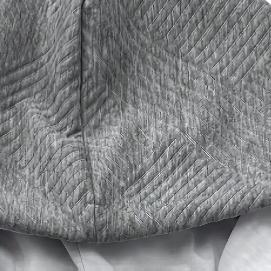 Herr Outdoor-hoodie med komfortstretch och knappslå – Mads