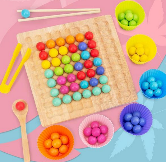 Montessori Kulor-Logikspel – Främjar färgteori och tankeförmåga