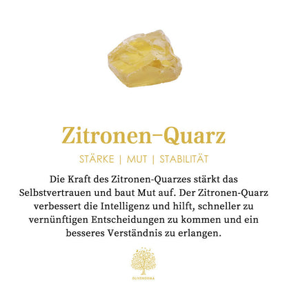 Zitronen-Quarz Kristall, gelb, Stärke, Mut, Stabilität, Edelstein, Heilstein, Selbstvertrauen.