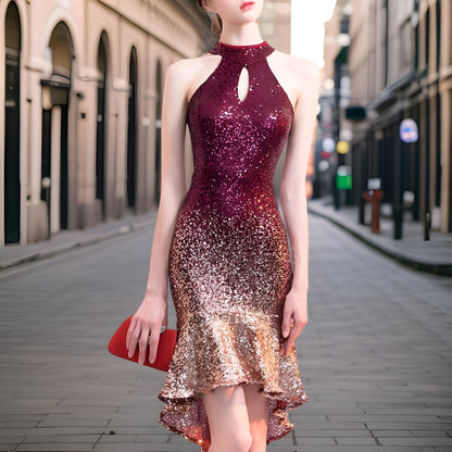 Paljetter Mini-klänning med komfortfoder – Saphira