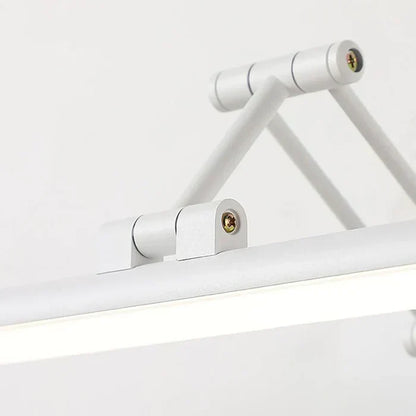 Weiße LED-Bilderleuchte, modernes Design, energiesparend, für Kunstwerke und Galerien.