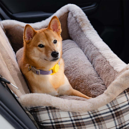 Plushy bilstol för husdjur – RideSafe CozySeat