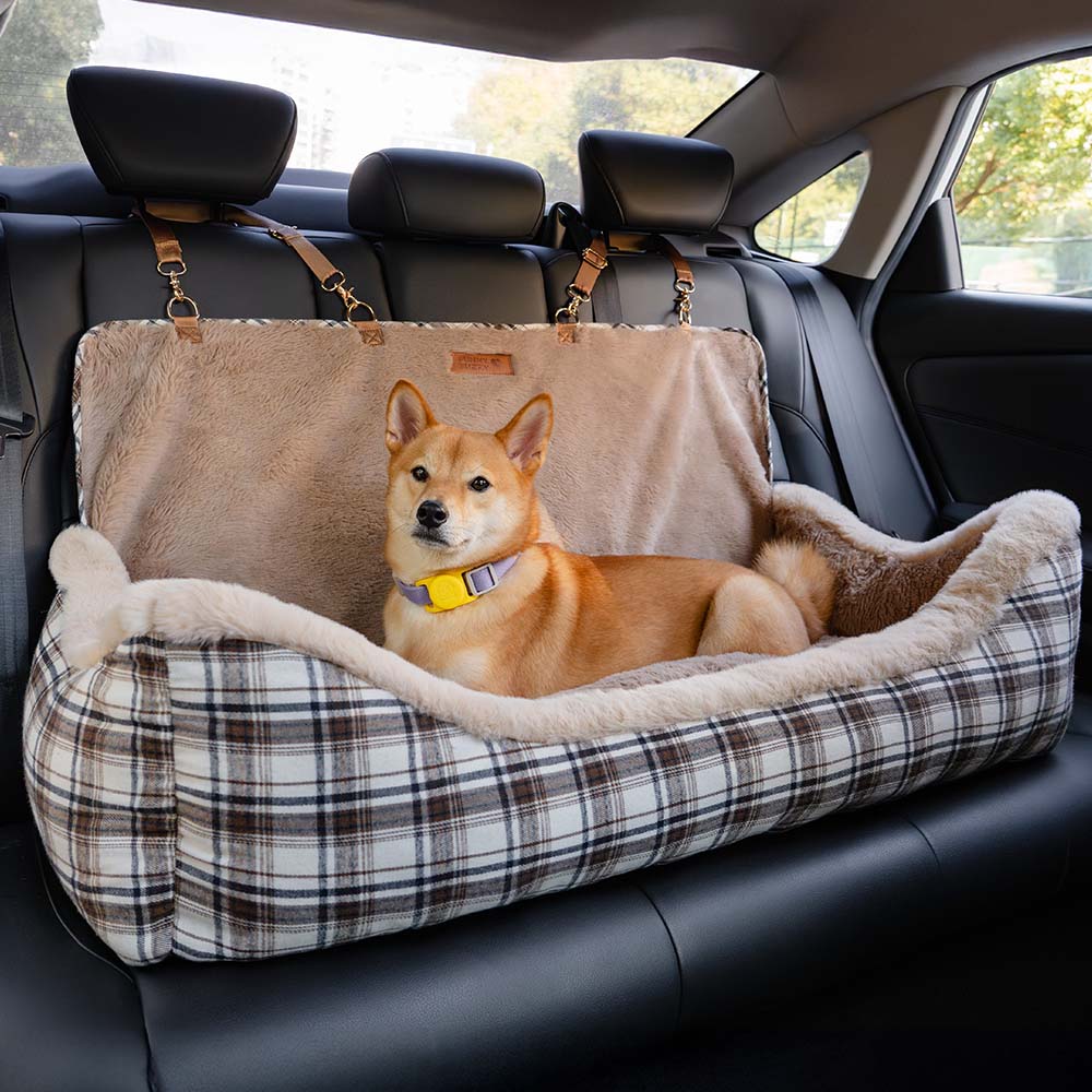 Plushy bilstol för husdjur – RideSafe CozySeat