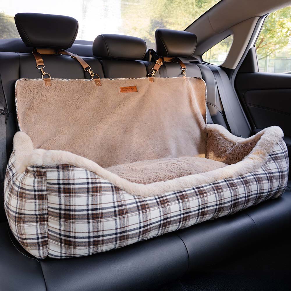 Plushy bilstol för husdjur – RideSafe CozySeat