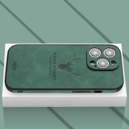 Lyxigt iPhone-fodral i hjortskinn - Veltro