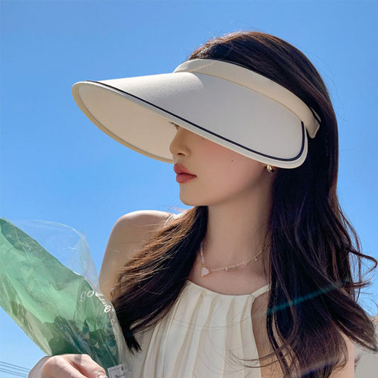 Trendig rullande solhatt med extra skydd – FoldSun Pro