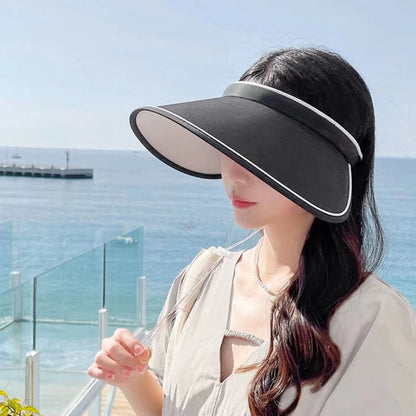 Trendig rullande solhatt med extra skydd – FoldSun Pro