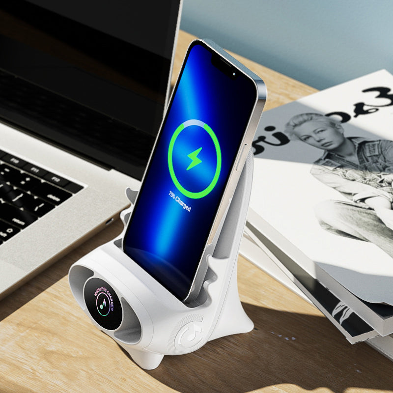 Trådlös telefonhållare med 15 W snabbladdningsfunktion - FlexCharge Chair