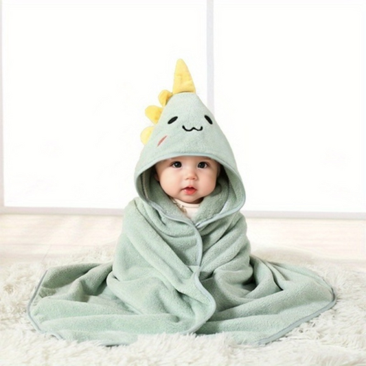 Babybadhandduk med huva – SnuggleSplash
