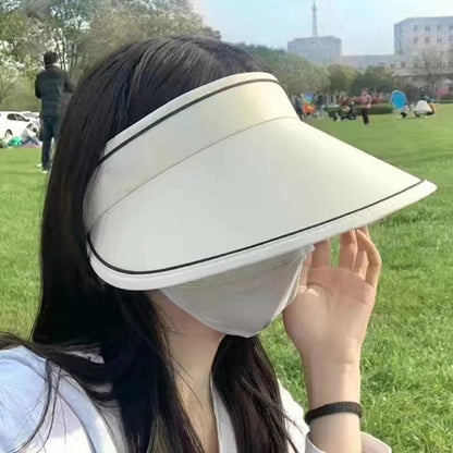 Trendig rullande solhatt med extra skydd – FoldSun Pro