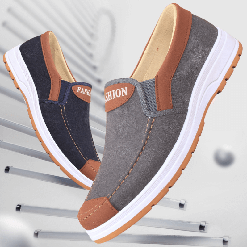 Slip-on canvas-skor för herr – Matteo, höstutgåvan