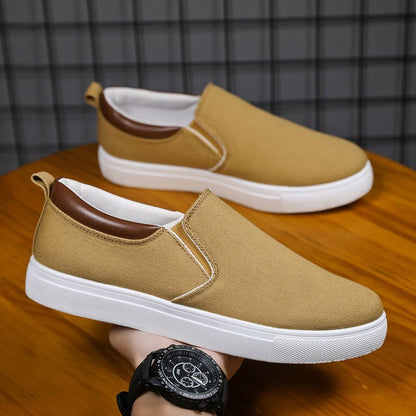 Slip-on-herrskor i canvas – Lennard