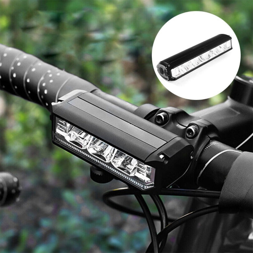 Superljus 180° cykelbelysning med integrerat batteri – Luminor