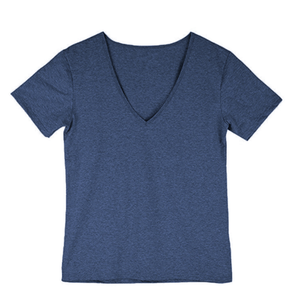 Avslappnad & figurnära herr T-shirt med V-hals – Jonas