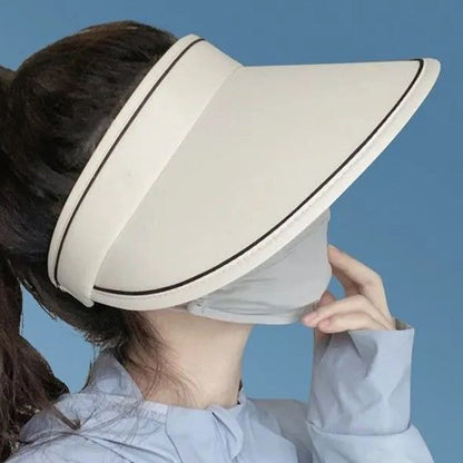 Trendig rullande solhatt med extra skydd – FoldSun Pro