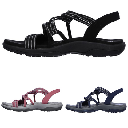 Ortopediska dam-sandaler med justerbara remmar – Elvira