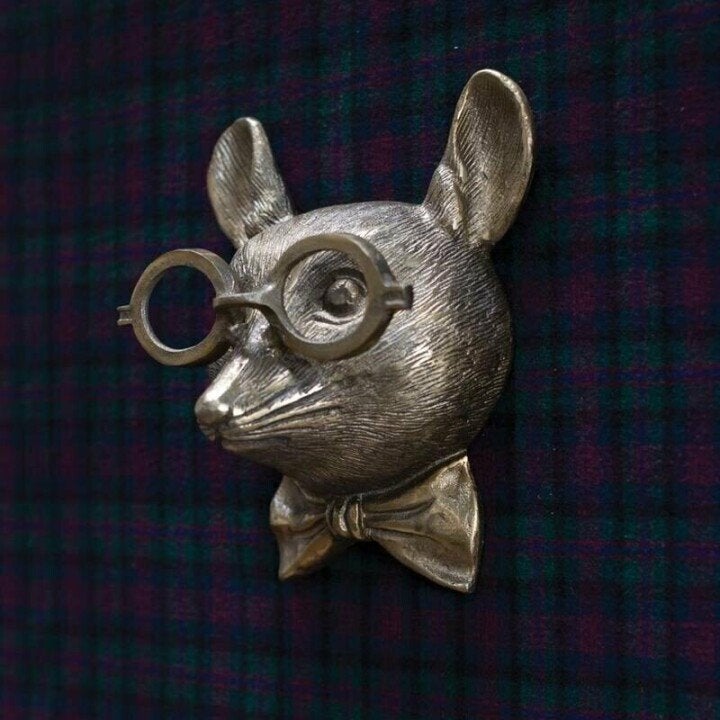 Lekfull väggdekoration med djurhuvuden - WallCritters