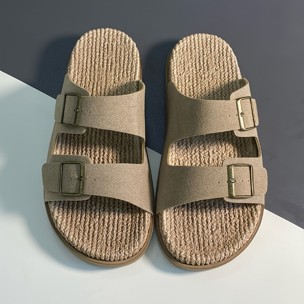 Stiliga sommarstövlar för män med justerbara remmar - GripStep