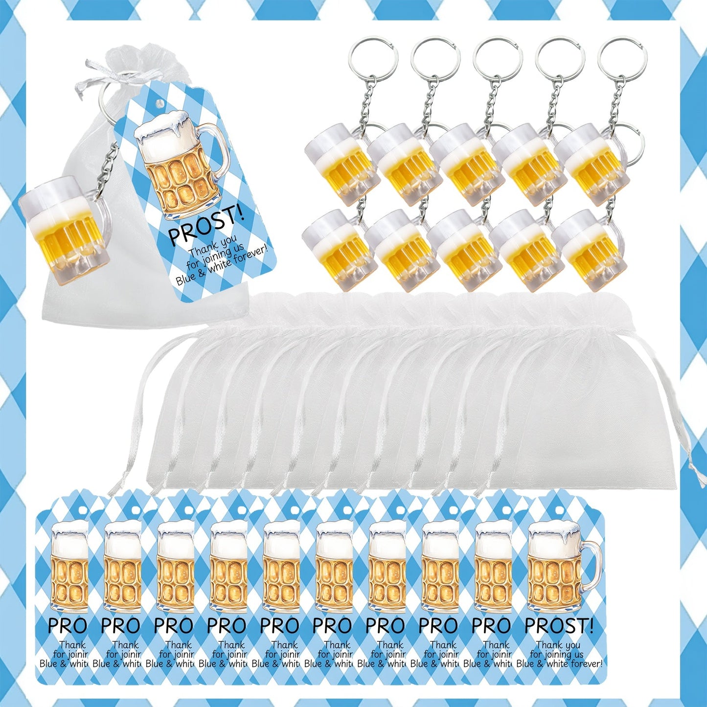 Nyckelringsset med ölkran – Skålpaket Oktoberfest 2026