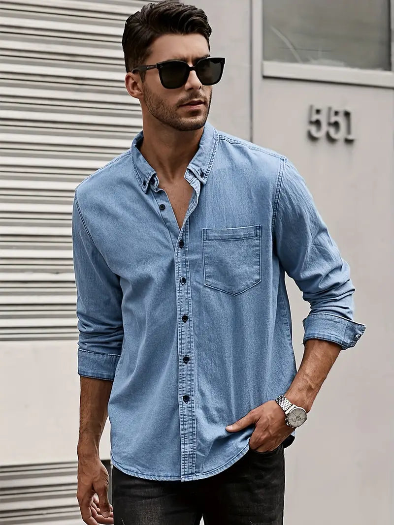 Höst Denim Herrskjorta – Milano