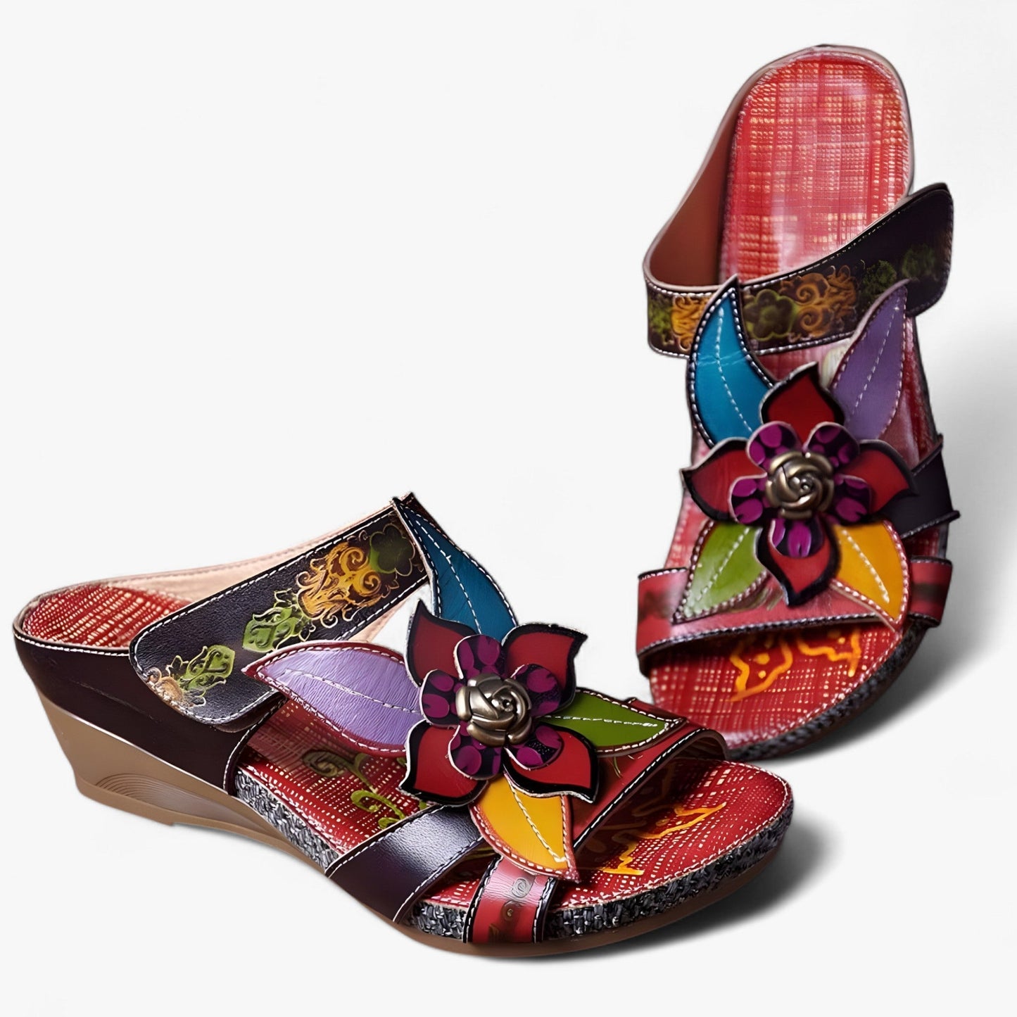 Boho-sandaler för damer med flätade remmar – BohoStep Dolly