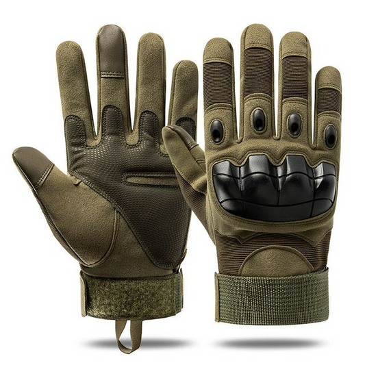 Taktische Militärhandschuhe, olivgrün, Vollfinger, Touchscreen, Schießen, Motorrad, Jagd.