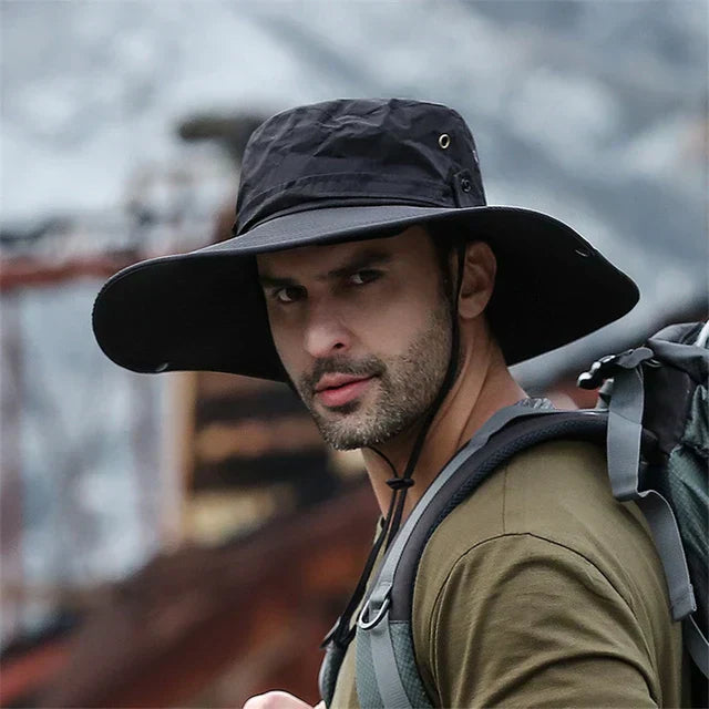Utomhus sommarhatt med hakband och vattenavvisande tyg – Ranger