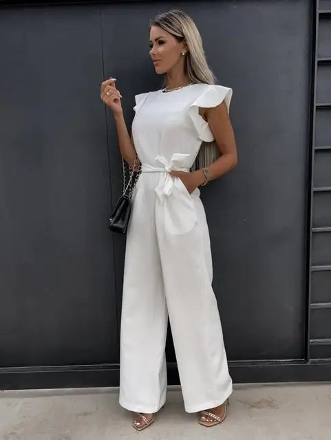 Jumpsuit med volanger - Evora