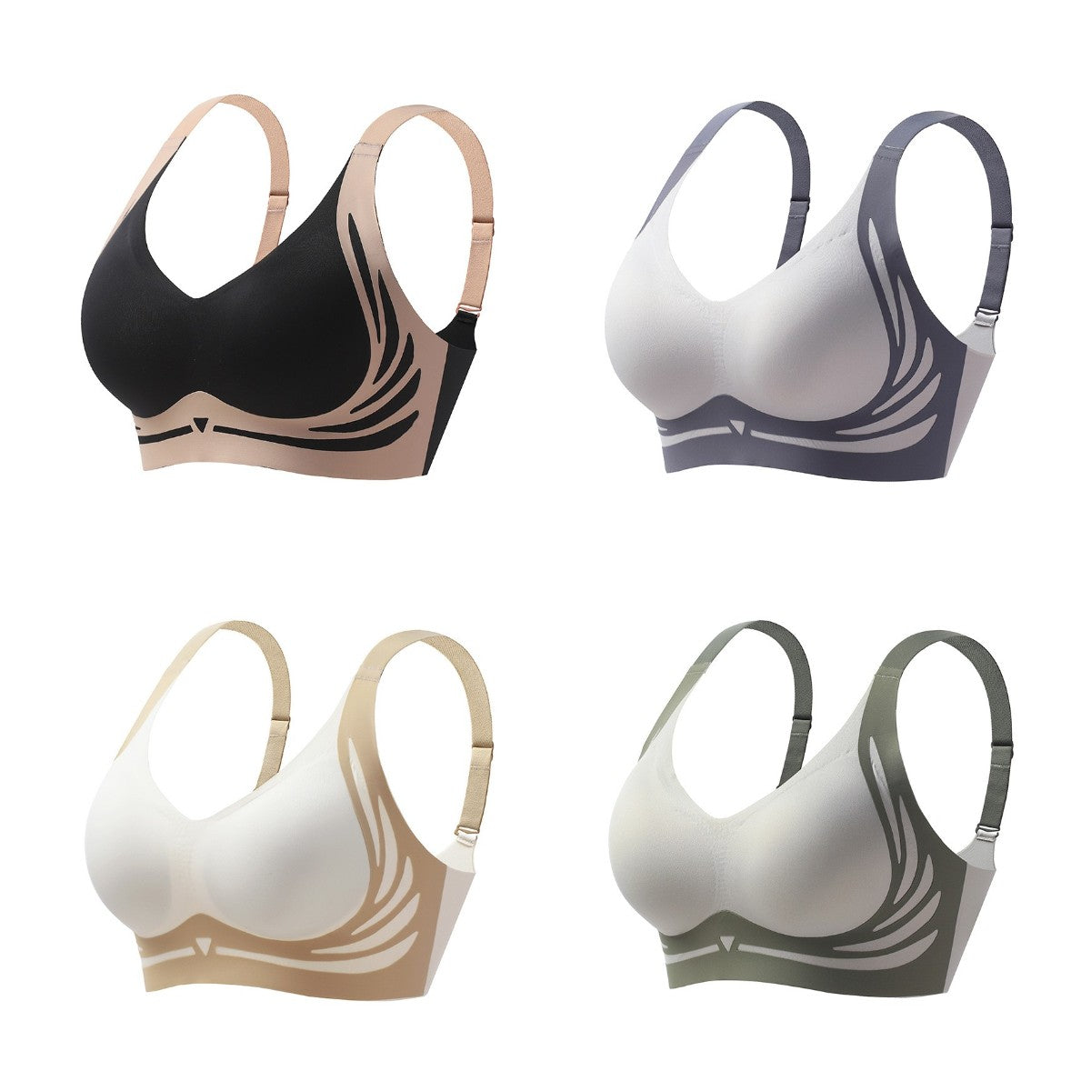 Trådlös push-up BH med lyfteffekt – Isabella