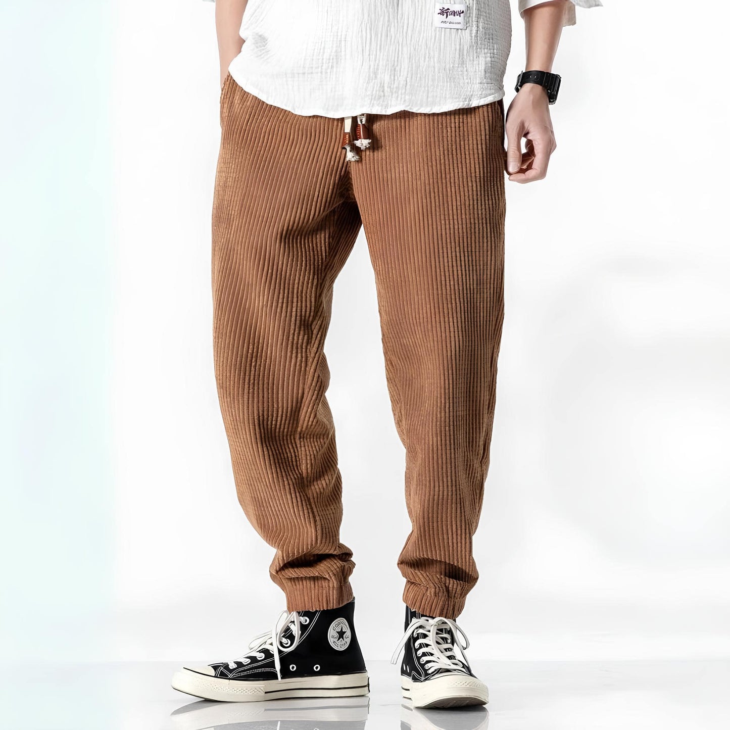 Unisex-ribbade kordbyxor – Renji