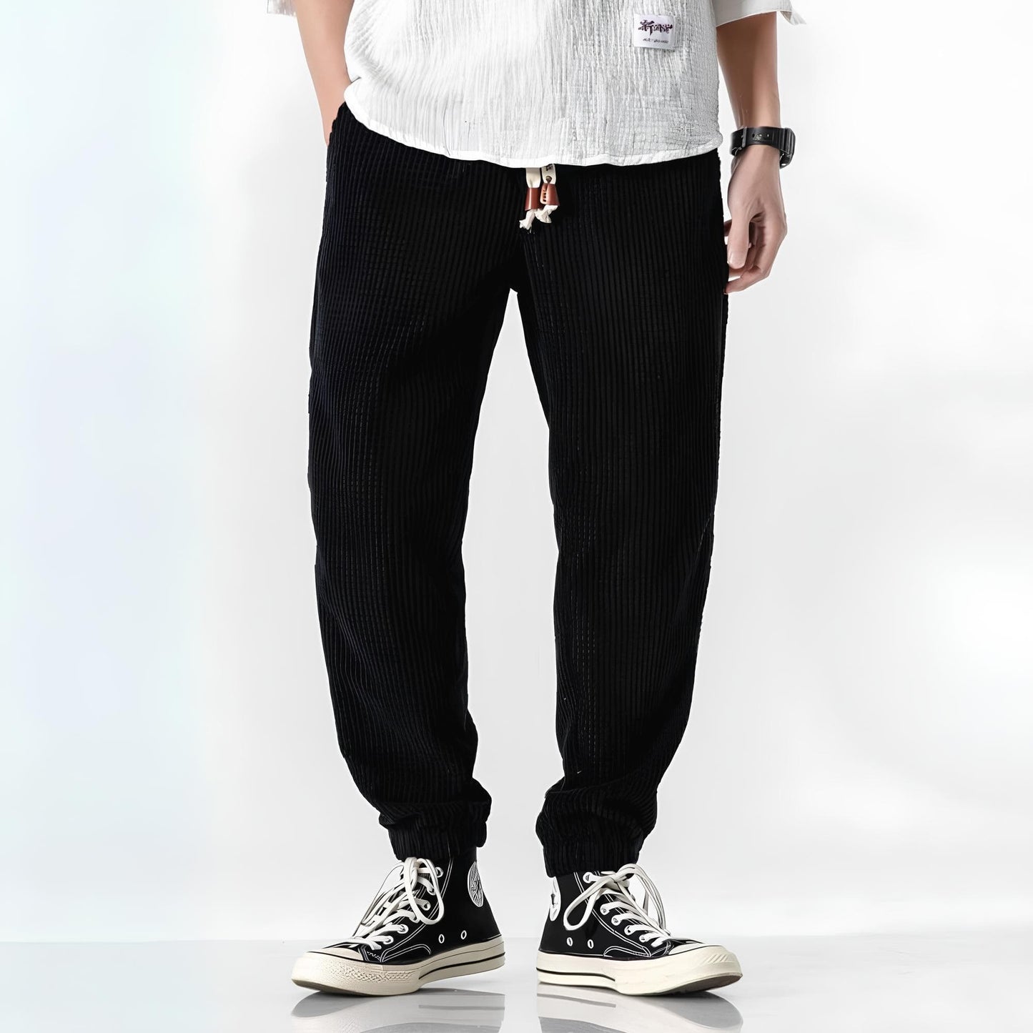 Unisex-ribbade kordbyxor – Renji