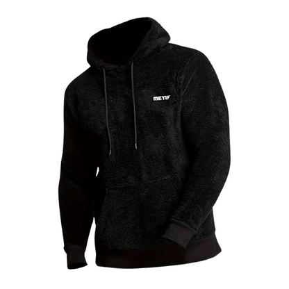 Hoodie för herrar fodrad med plysch och huva – Emil