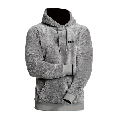 Hoodie för herrar fodrad med plysch och huva – Emil