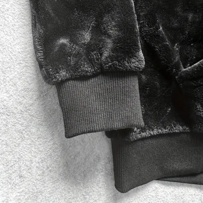 Hoodie för herrar fodrad med plysch och huva – Emil