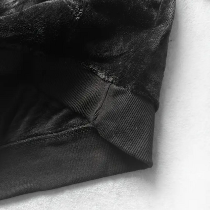 Hoodie för herrar fodrad med plysch och huva – Emil